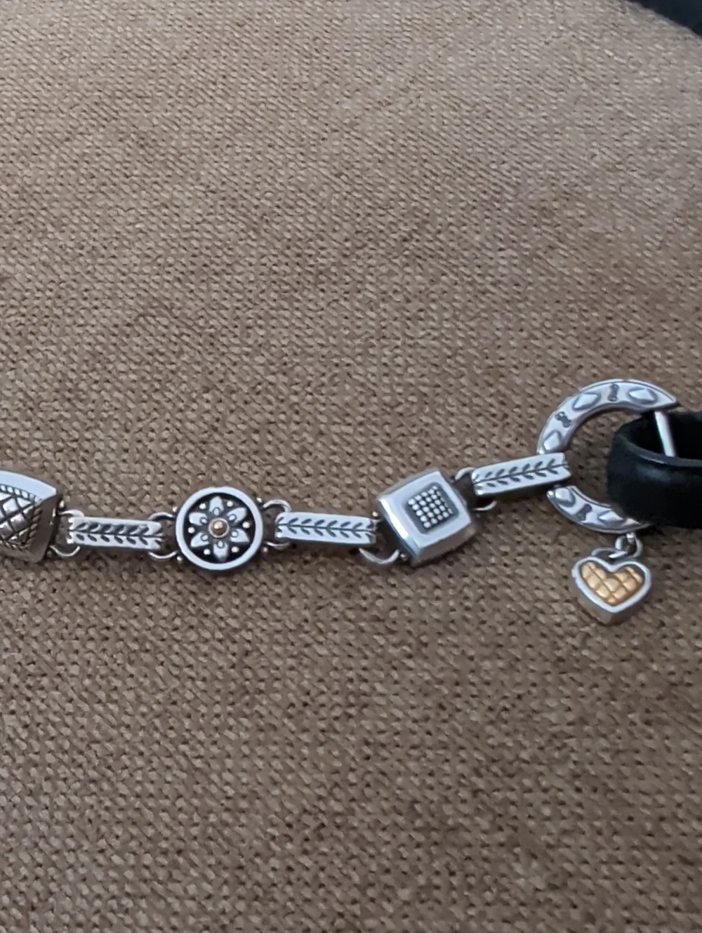 Brighton Women's Narrow Leather Belt Size M